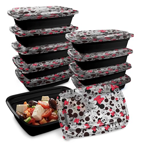 Disney Mickey & Minnie Meal Prep Containers (10 Count)