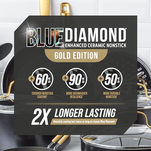 Gold 12 Piece Cookware Set