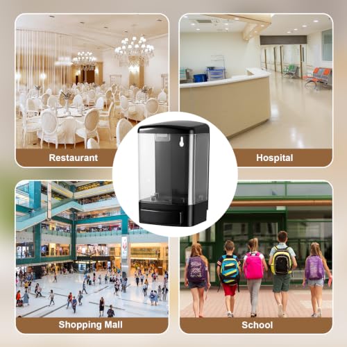 4 Pcs Wall Mounted Soap Dispenser (4 Count)