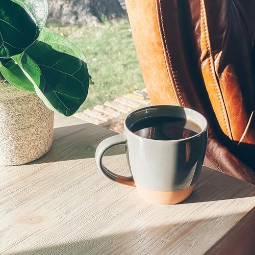 Ceramic Large Latte Mug Set of 4 (4 Count)
