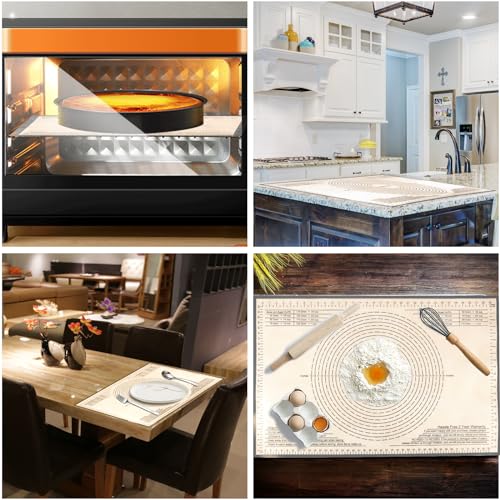 Silicone Pastry Mat 34X26 inch Baking Mat for Rolling Dough