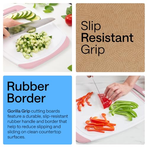 BPA Free Reversible Kitchen Cutting Board (3 Count)