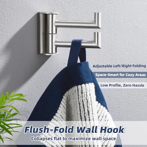 Double Swivel Towel Hook