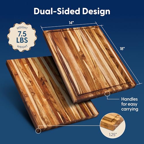 Laurel Teak Wood Cutting Board