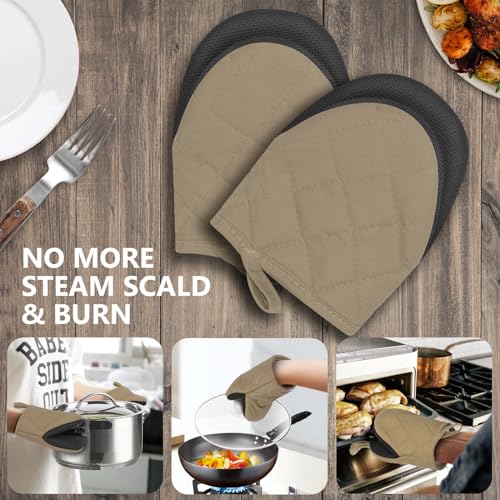 1 Pair Short Oven Mitts