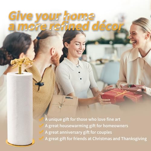 Gold Paper Towel Holder for Countertop