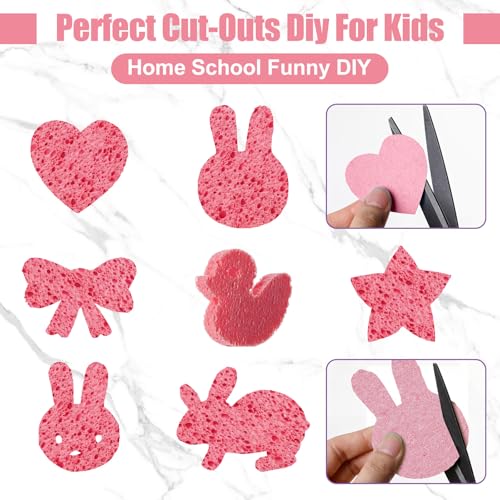 100 Pieces Compressed Wood Pulp Dish Sponges for Kitchen (100 Count)