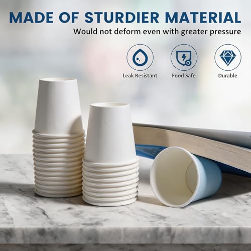 Disposable Paper Coffee Cups 3 oz 1000 Count