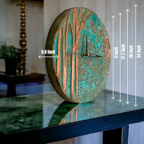Handmade Copper Wall Clock Artisan Touch in Every Piece