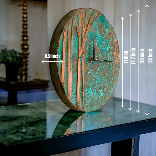 Handmade Copper Wall Clock Artisan Touch in Every Piece