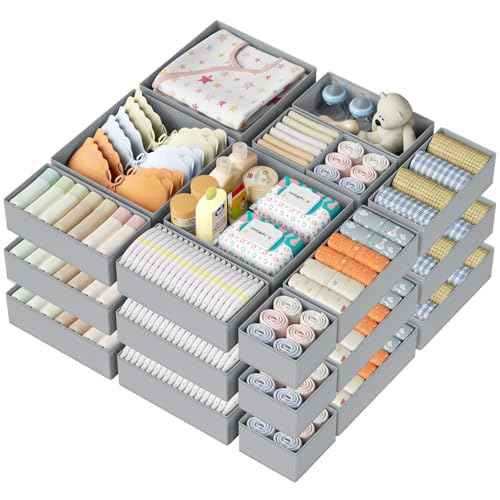 Drawer Organizer Clothes Storage (24 Count)
