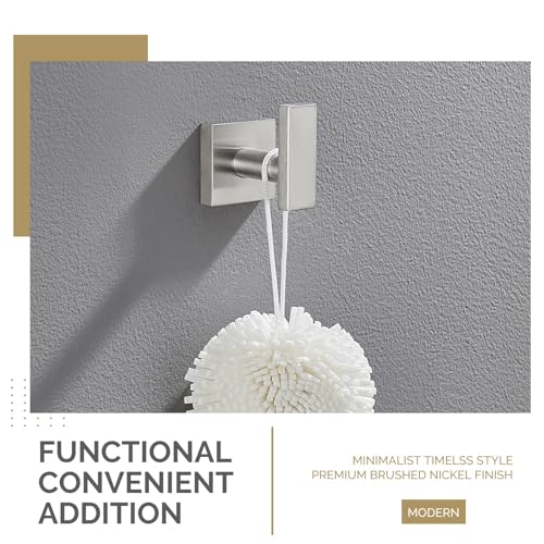 Towel Hook Brushed Nickel