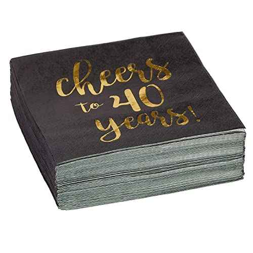 40th Birthday Napkins (50 Count)