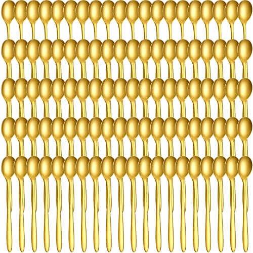 100 Pack Stainless Steel Demitasse Espresso Spoons (100 Count)