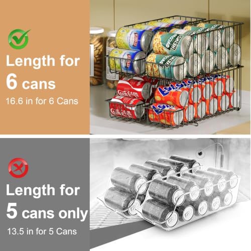 6 Pack Can Storage Organizer for Pantry