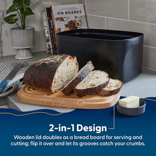 Sonder LA Union Bread Box with Wood Lid