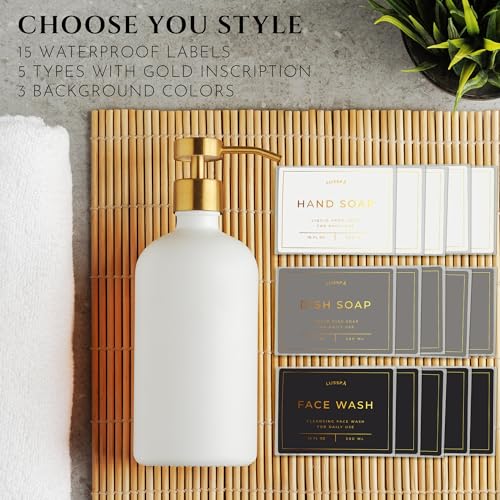 Glass Soap Dispenser Set of 2 (2 Count)
