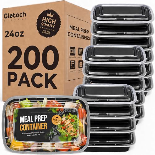 Glotoch Meal Prep Containers with Lids (200 Count)