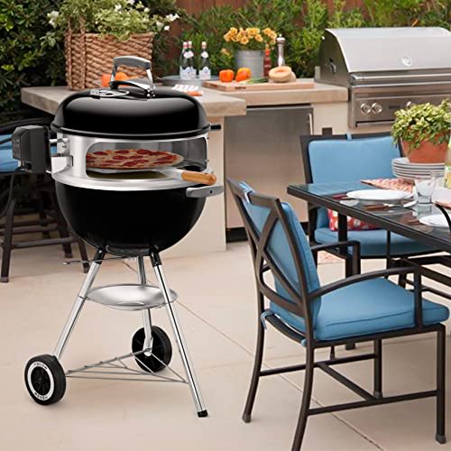 Multi Purpose Stainless Steel Rotisserie and Pizza Combo Kit