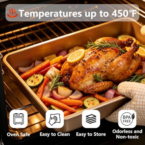 3 Pack Roasting Pan Set