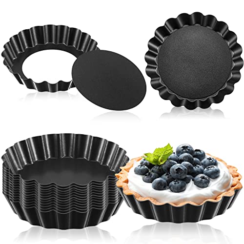 16 Pcs Mini Tart Pans for Baking