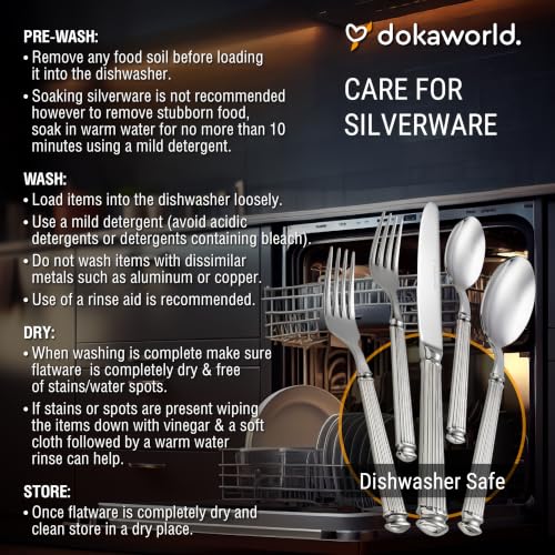 Stainless Steel Flatware (40 Count)