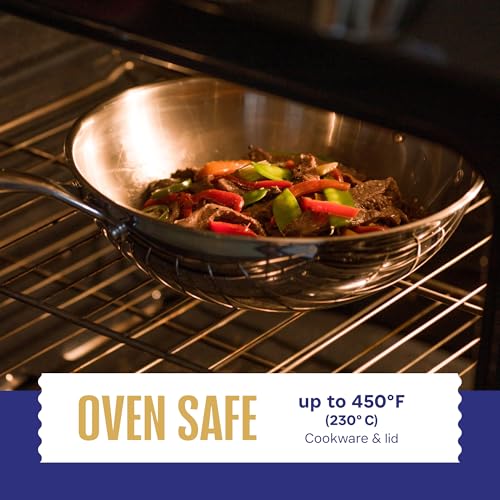 5 Ply Stainless Steel Wok Set