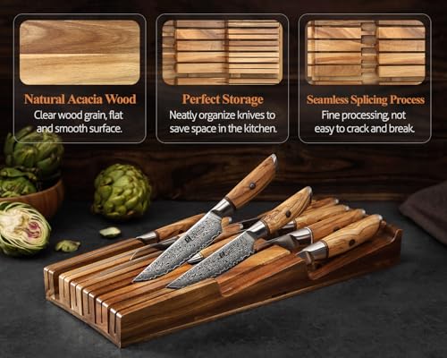 In drawer Knife Block