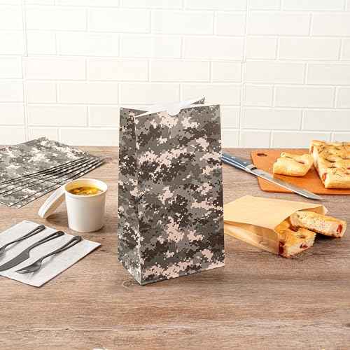 Camouflage Paper Bag (100 Count)