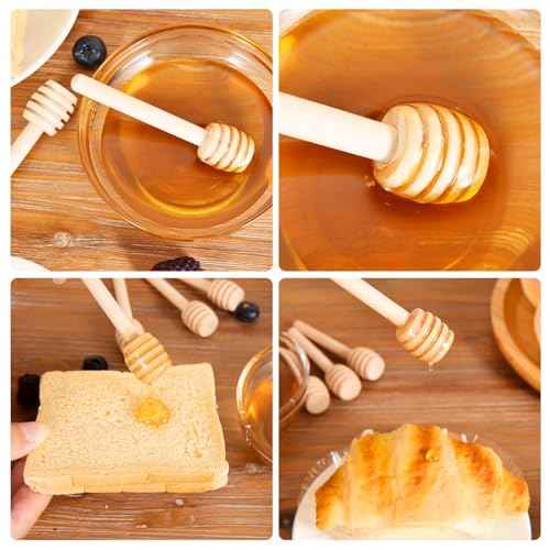 25 PCS Wooden Honey Dipper Sticks (25 Count)