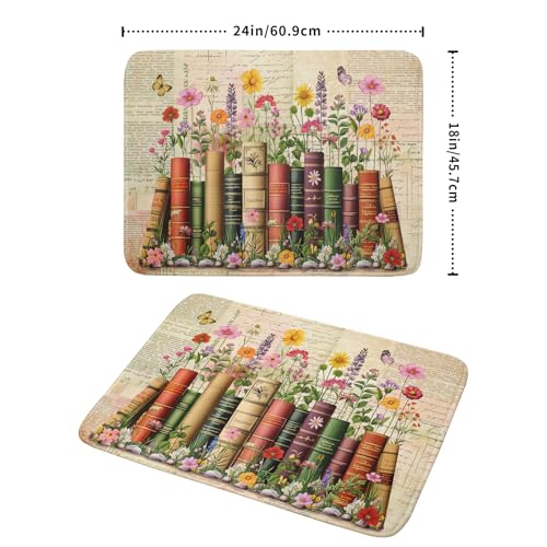 Vintage Books Dish Drying Mat