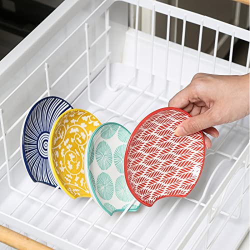 4.6 Inch Ceramic Spoon Rest for Stove Top