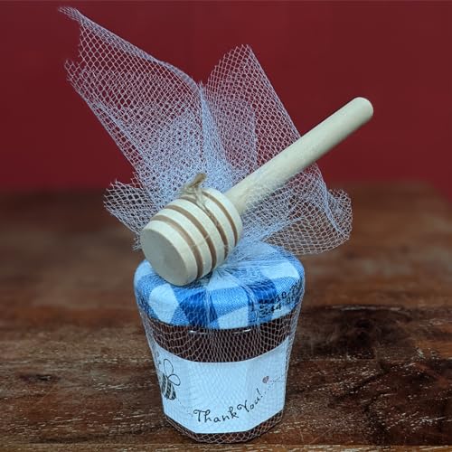 Wooden Honey Dipper Stick Collecting Dispensing Drizzling Jam Portable Wedding Party
