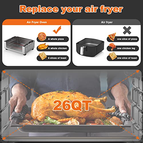 Air Fryer Toaster Oven 26 QT