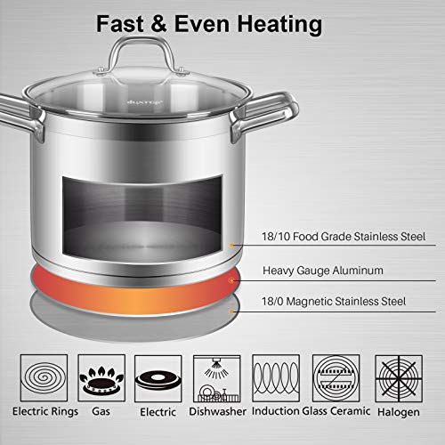 Stainless Steel Stock Pot with Lid