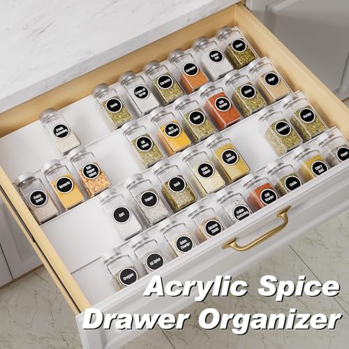 White Spice Drawer Organizer (8 Count)