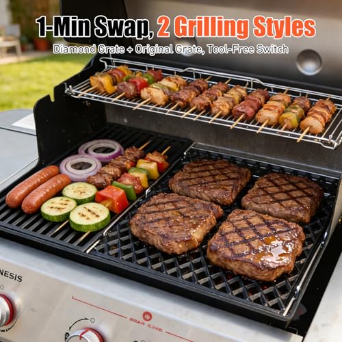 7670 Dual Sided Sear Grate for Weber Genesis 300 2022 SX
