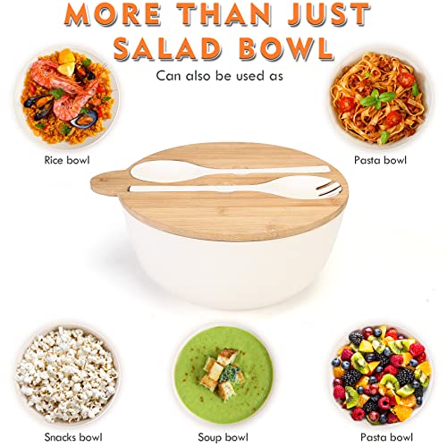 Large Salad Bowl with Lid