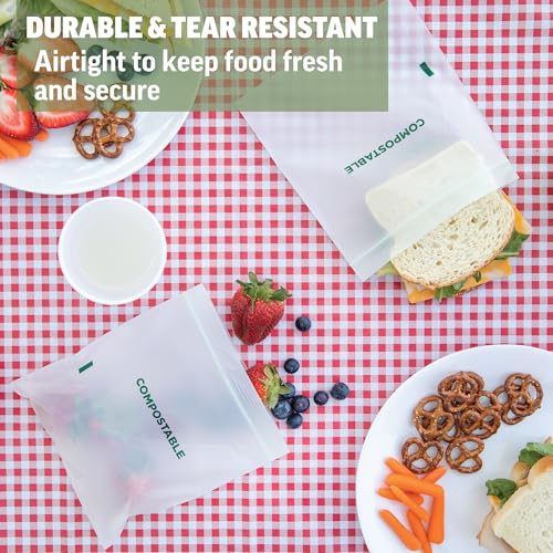 Compostable Sandwich Bags (100 Count)