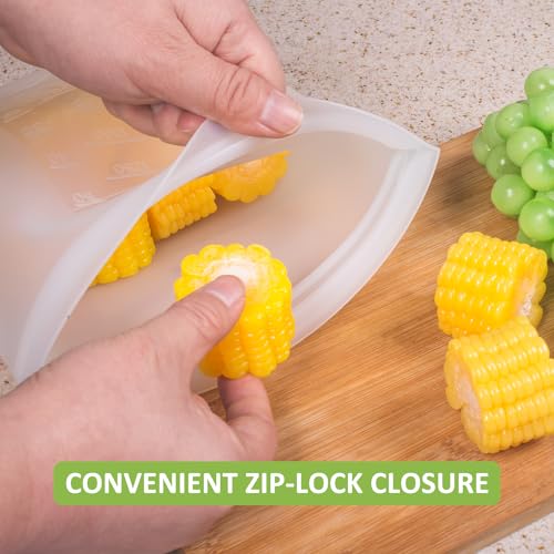 Large Reusable Food Bags 4 Pack