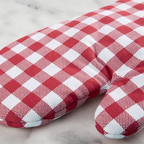 Gingham Oven Mitt 2