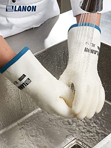LANON Liquid Silicone Oven Mitts (2 Count)