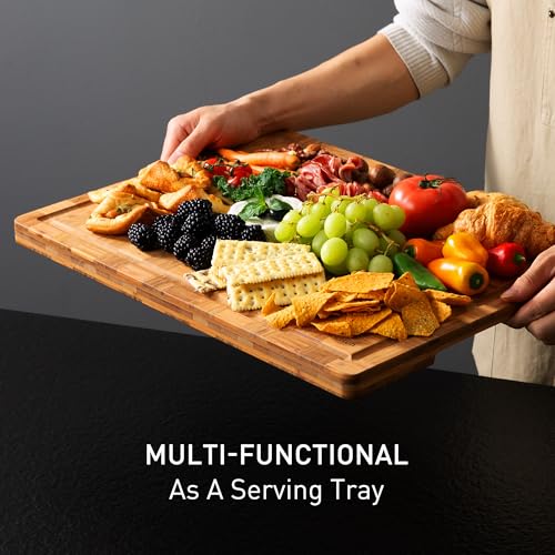 Extra Large Bamboo Wooden Cutting Board Wood Cutting Boards for Kitchen