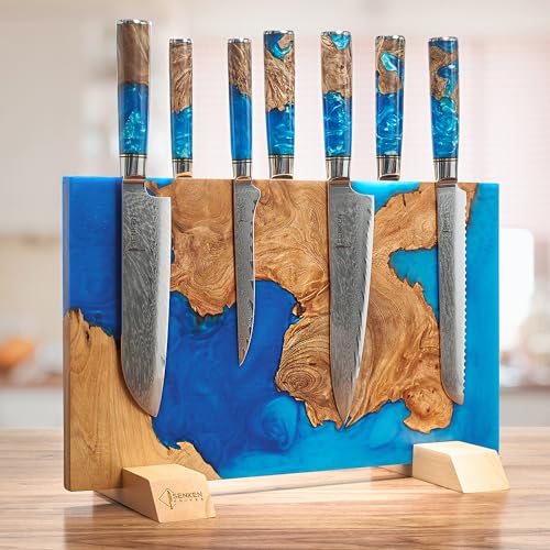 SENKEN "Tsunami" Extra Large Magnetic Knife Block (16 Count)