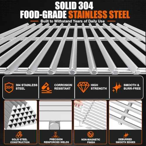 9.5 MM Grill Grates for Weber Genesis II 300 & LX 300 Series Grills