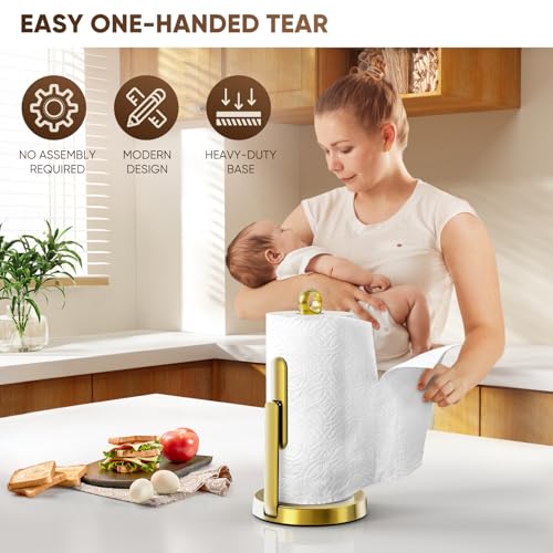 Heavy Duty Paper Towel Holder with Tension Arm