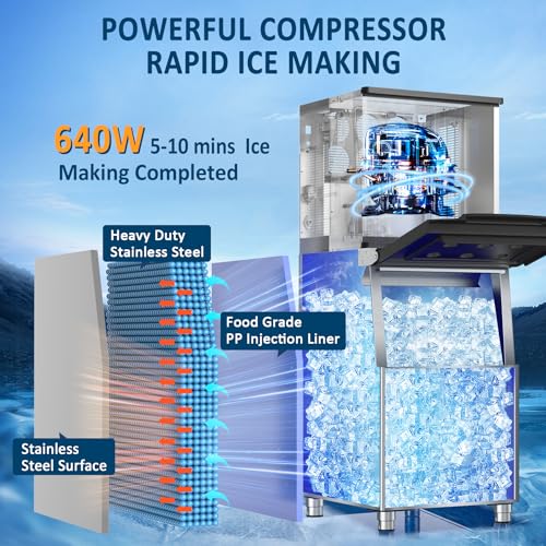 Commercial Ice Maker Machine 460LBS (156 Count)
