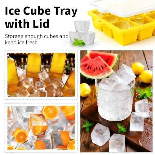 Silicone Ice Cube Tray 2 Pack (2 Count)