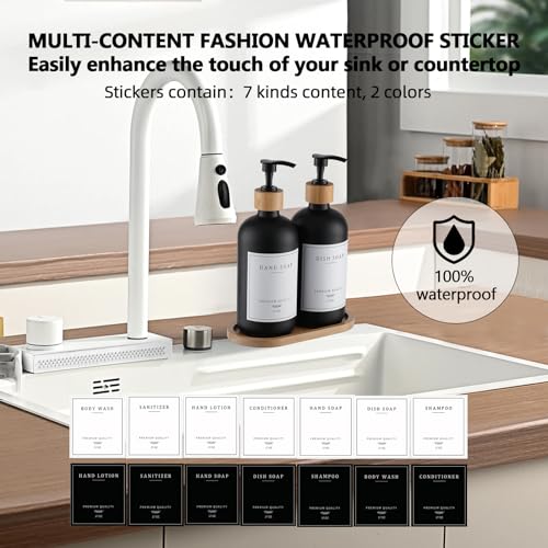 Black Glass Soap Dispenser