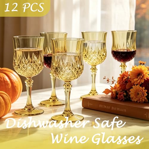 12Pack Plastic Wine Glasses (12 Count)